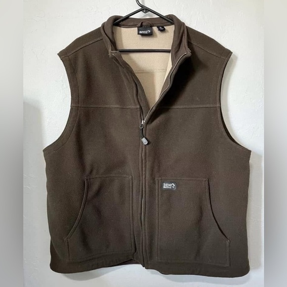 dri duck Other - Dri Duck Vest Mens S Brown Full Zip Fleece DDX Outdoor Workwear